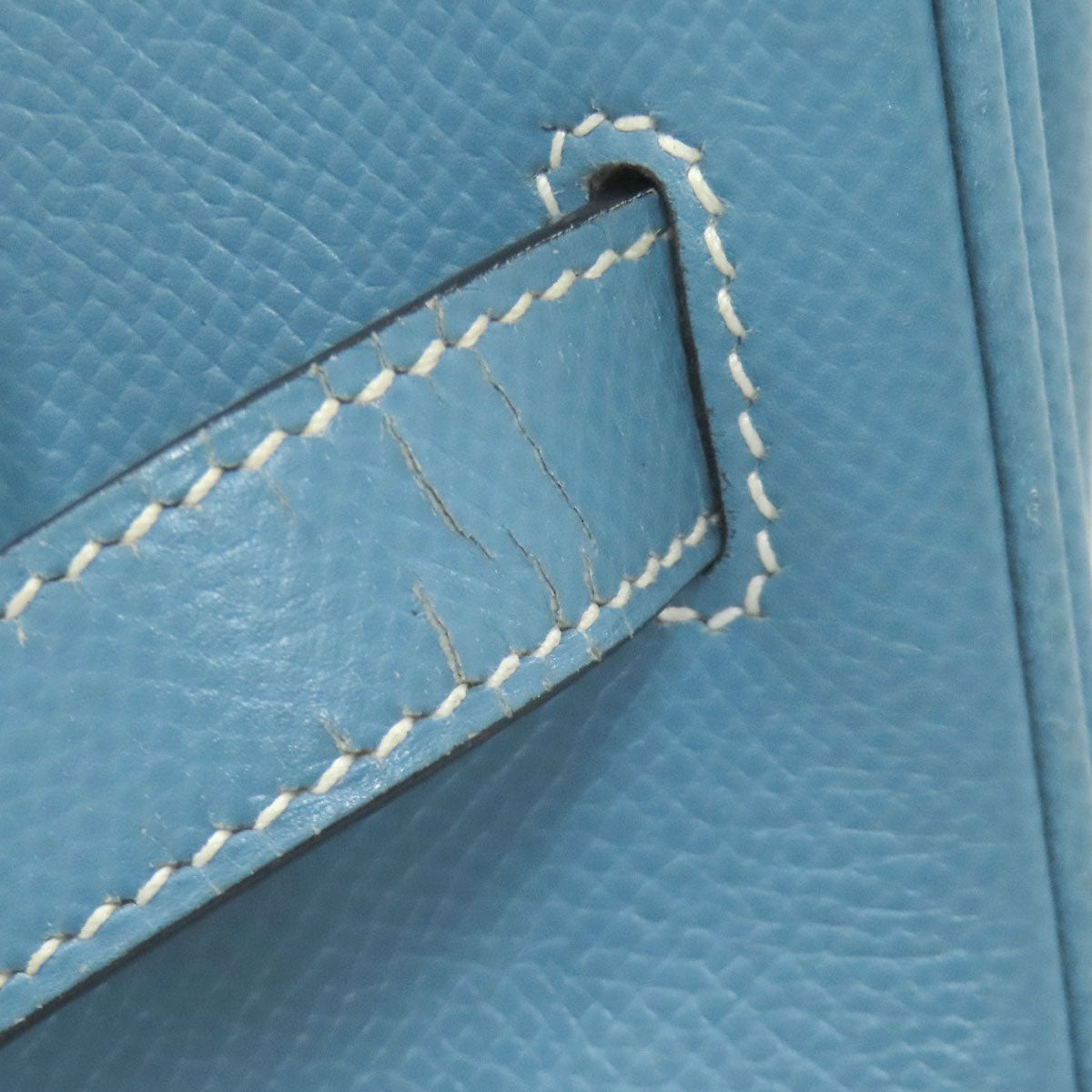 HERMES Birkin 30 Blue Gene SilverHardware Handbag Epsom Ladies [Used]
