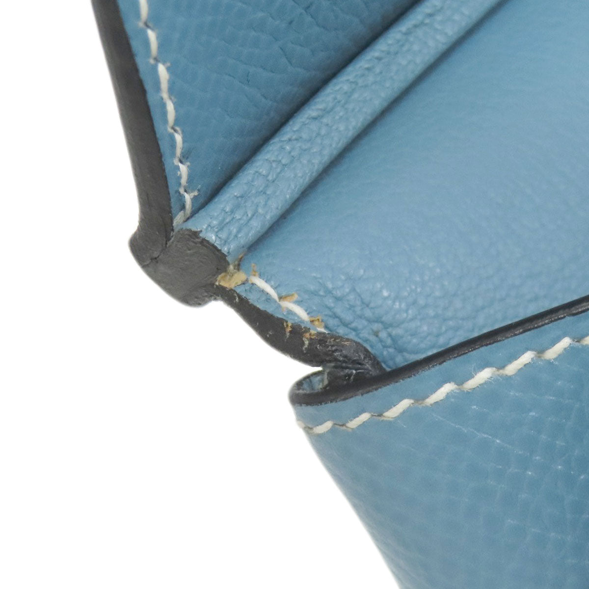HERMES Birkin 30 Blue Gene SilverHardware Handbag Epsom Ladies [Used]