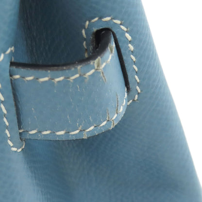 HERMES Birkin 30 Blue Gene SilverHardware Handbag Epsom Ladies [Used]