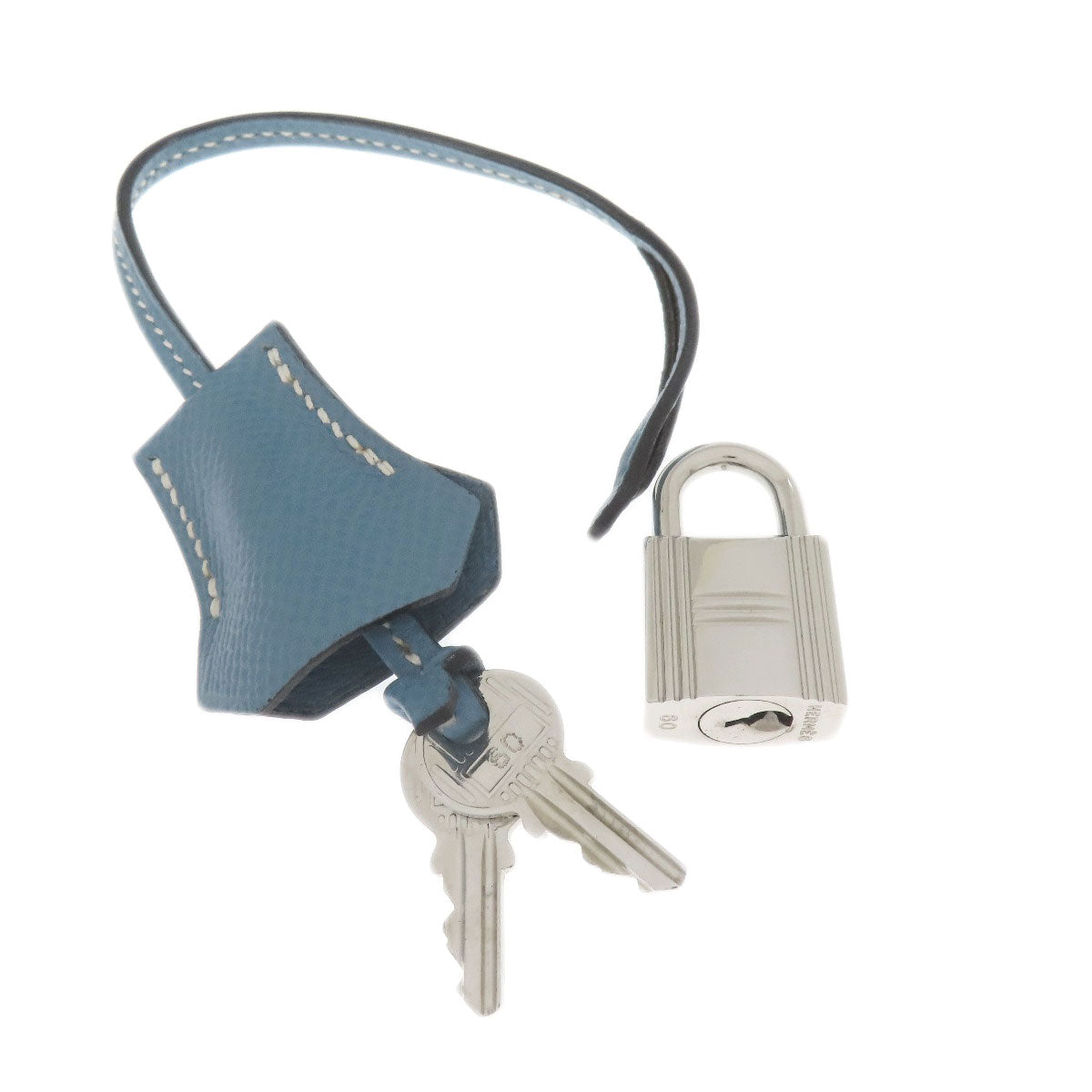 HERMES Birkin 30 Blue Gene SilverHardware Handbag Epsom Ladies [Used]
