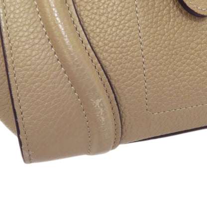 CELINE Luggage micro Handbag Calf Ladies [Used]