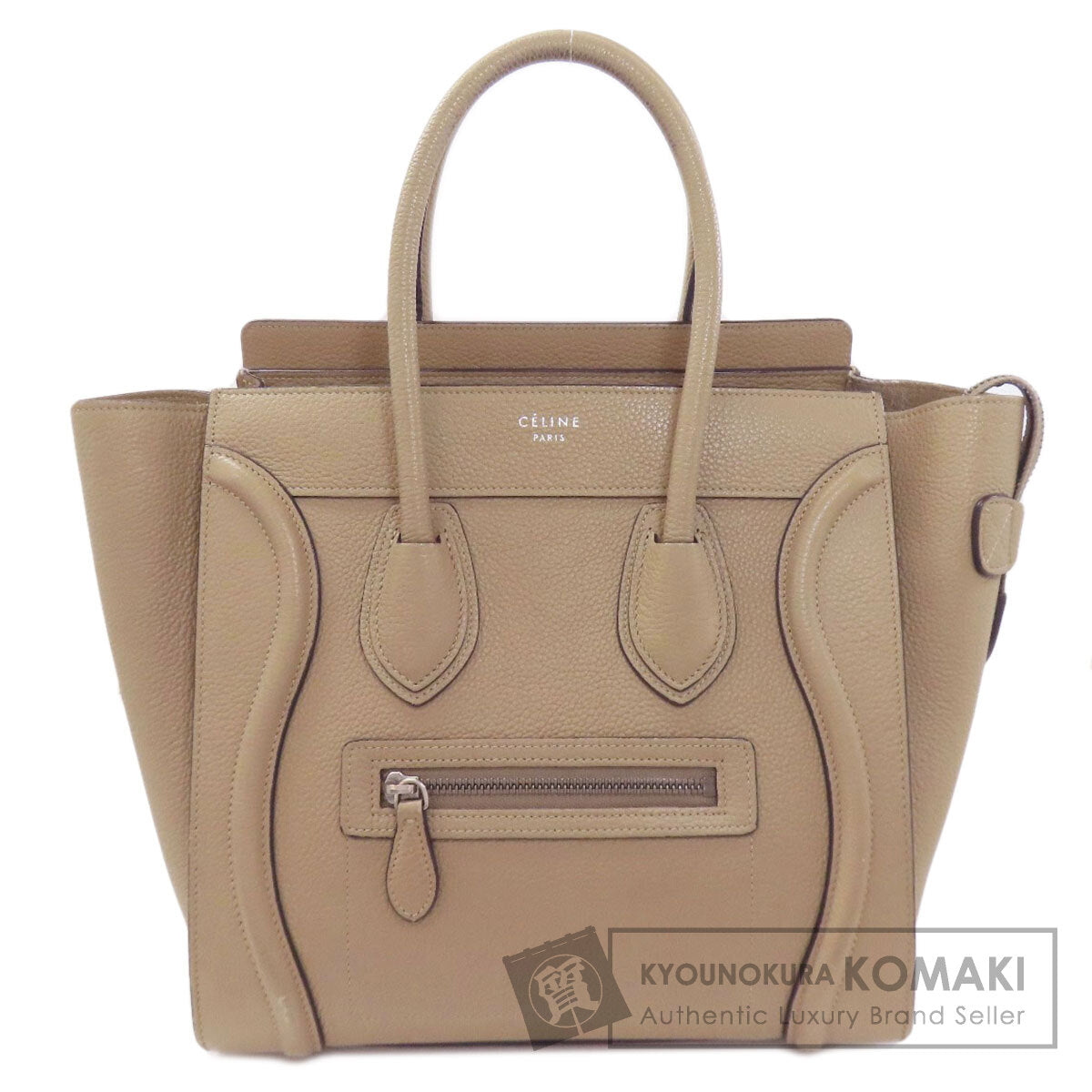 CELINE Luggage micro Handbag Calf Ladies [Used]