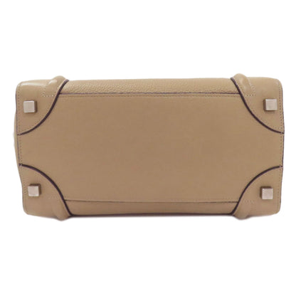 CELINE Luggage micro Handbag Calf Ladies [Used]