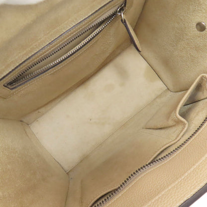 CELINE Luggage micro Handbag Calf Ladies [Used]
