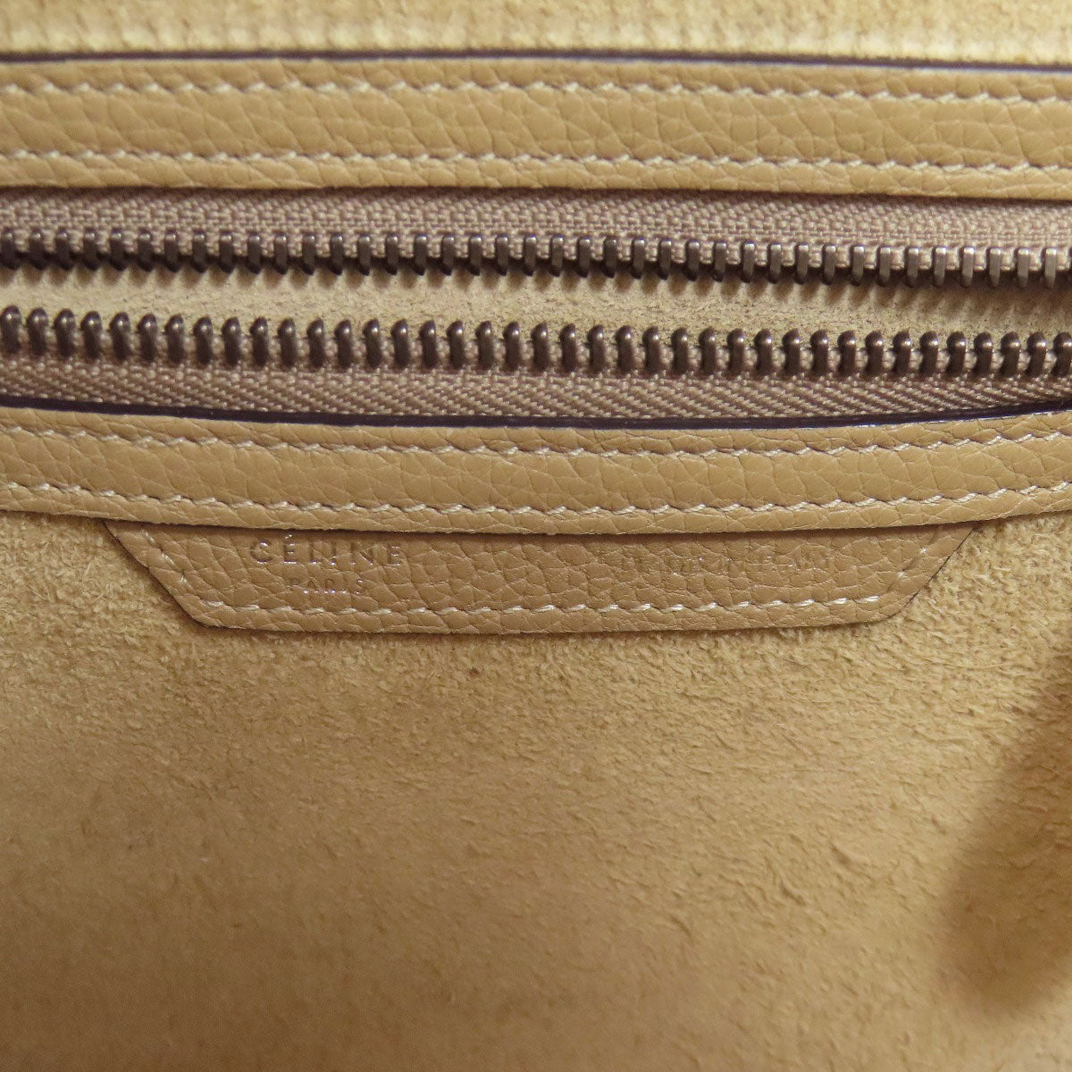 CELINE Luggage micro Handbag Calf Ladies [Used]