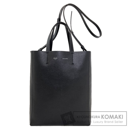 CELINE Vertical Cabas 2WAY Handbag Leather Ladies [Used]