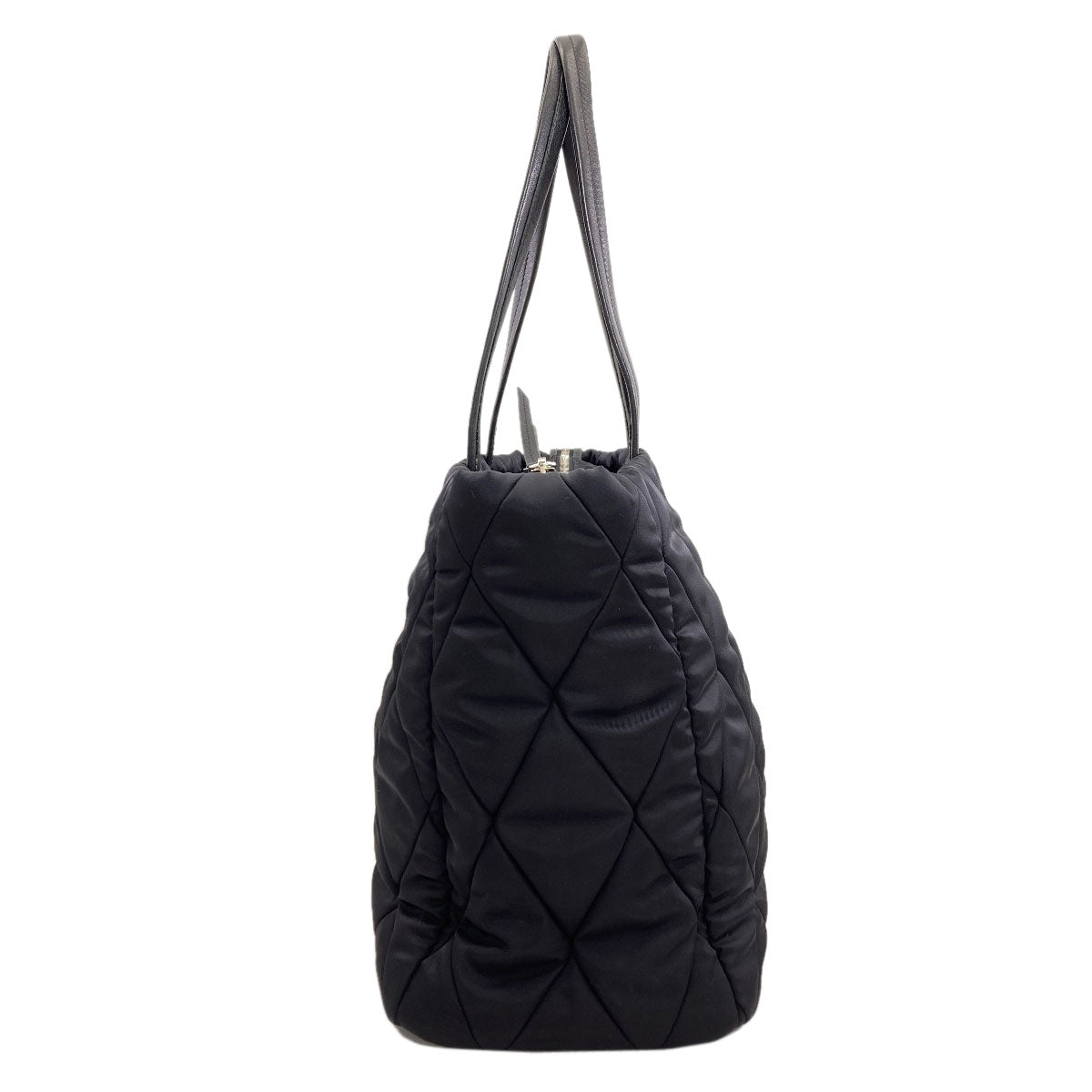 PRADA 1BG169 Quilting logo Hardware Tote Bag Nylon Ladies [Used]