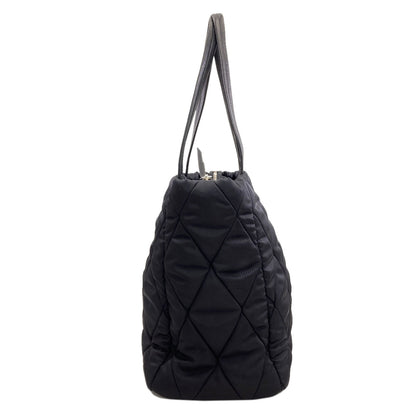 PRADA 1BG169 Quilting logo Hardware Tote Bag Nylon Ladies [Used]