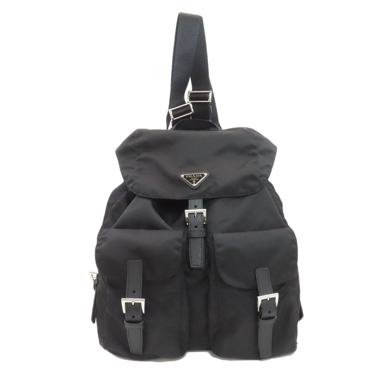 PRADA Logo Hardware Backpack Â· Daypack Nylon Ladies [Used]