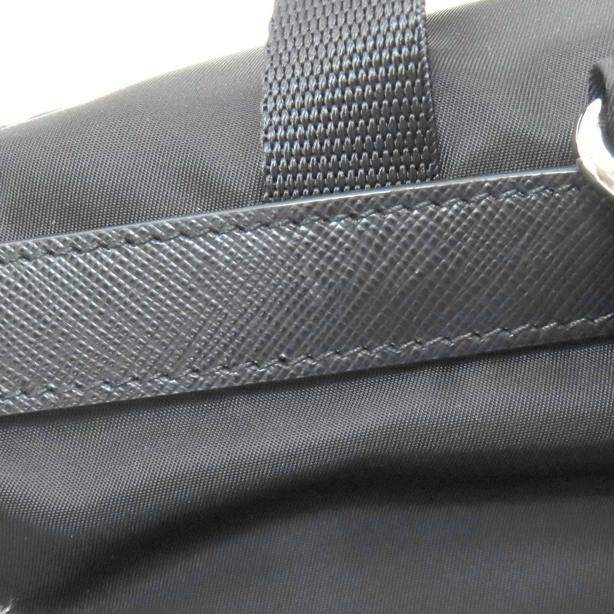 PRADA Logo Hardware Backpack Â· Daypack Nylon Ladies [Used]