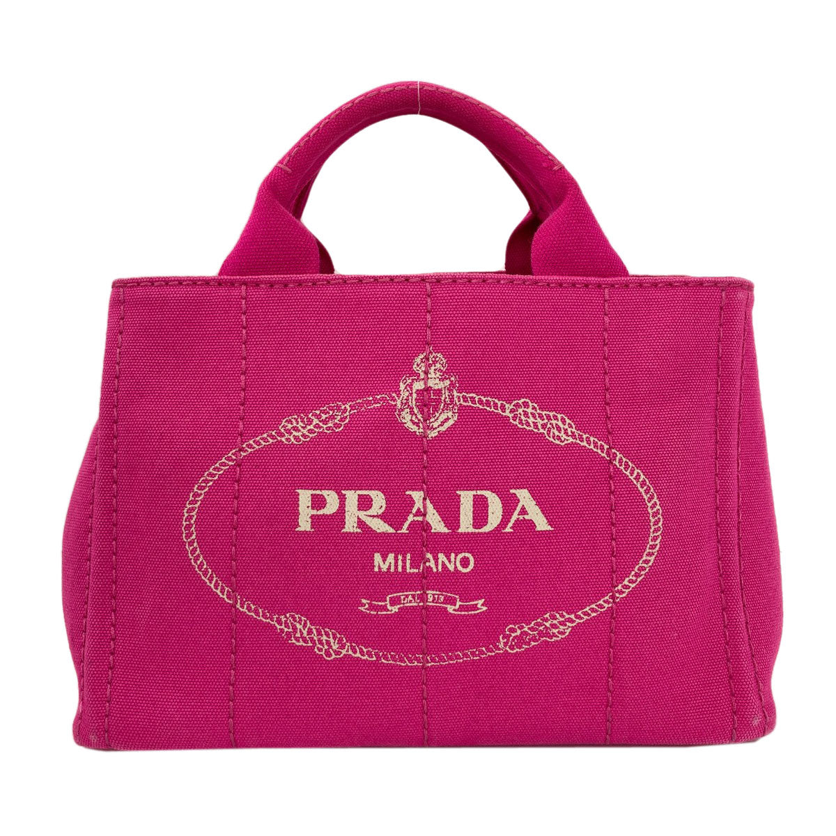 PRADA Canapa Handbag Canvas Ladies [Used]