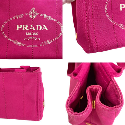 PRADA Canapa Handbag Canvas Ladies [Used]