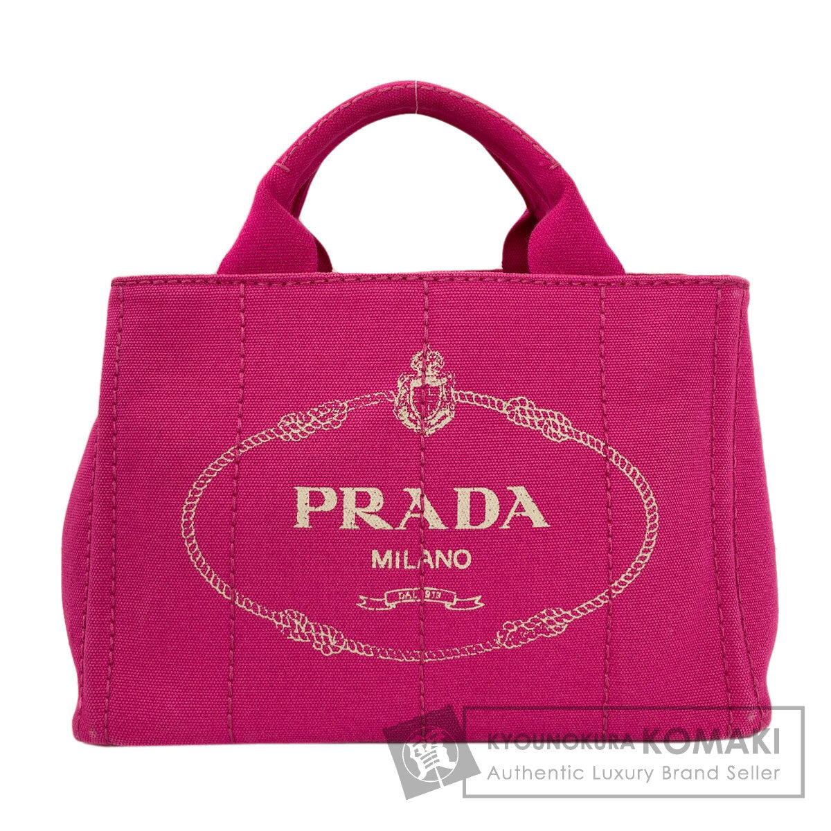 PRADA Canapa Handbag Canvas Ladies [Used]