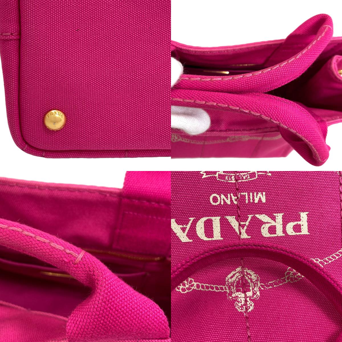 PRADA Canapa Handbag Canvas Ladies [Used]