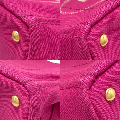 PRADA Canapa Handbag Canvas Ladies [Used]