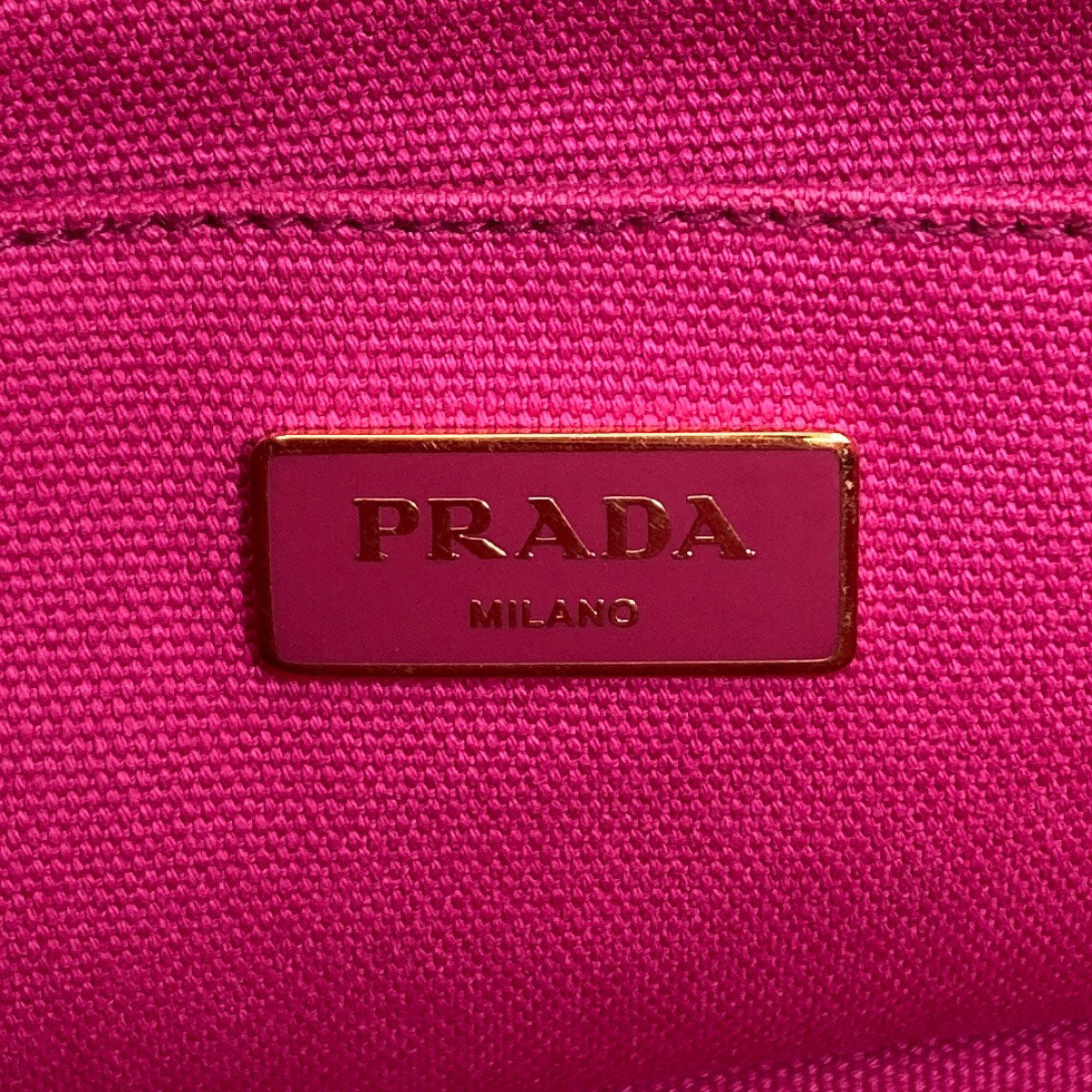 PRADA Canapa Handbag Canvas Ladies [Used]