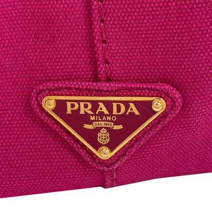 PRADA Canapa Handbag Canvas Ladies [Used]