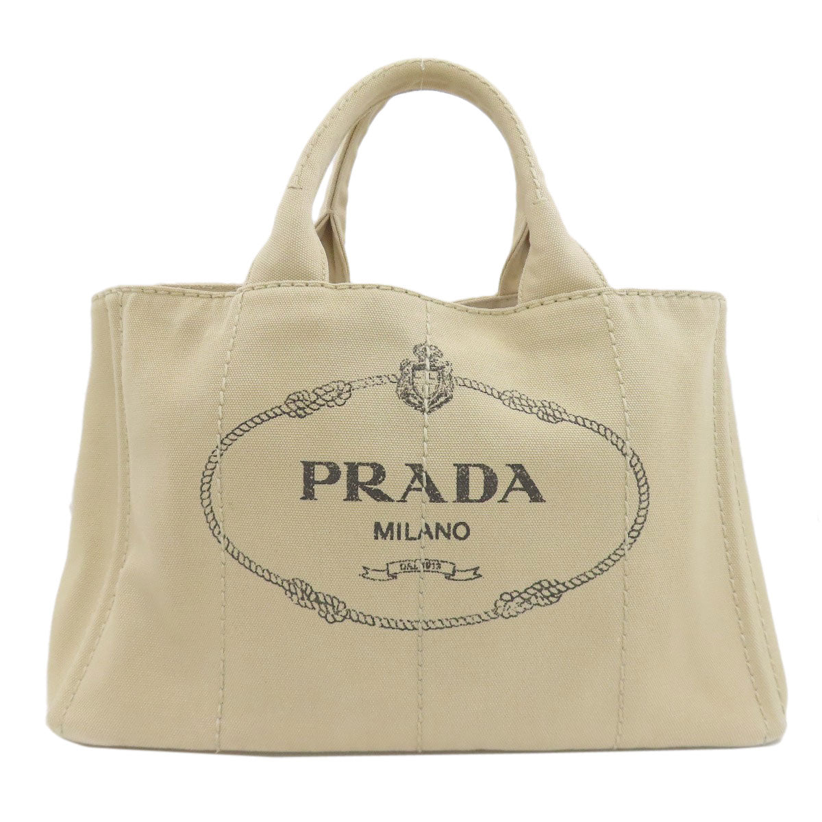 PRADA Canapa Handbag Canvas Ladies [Used]