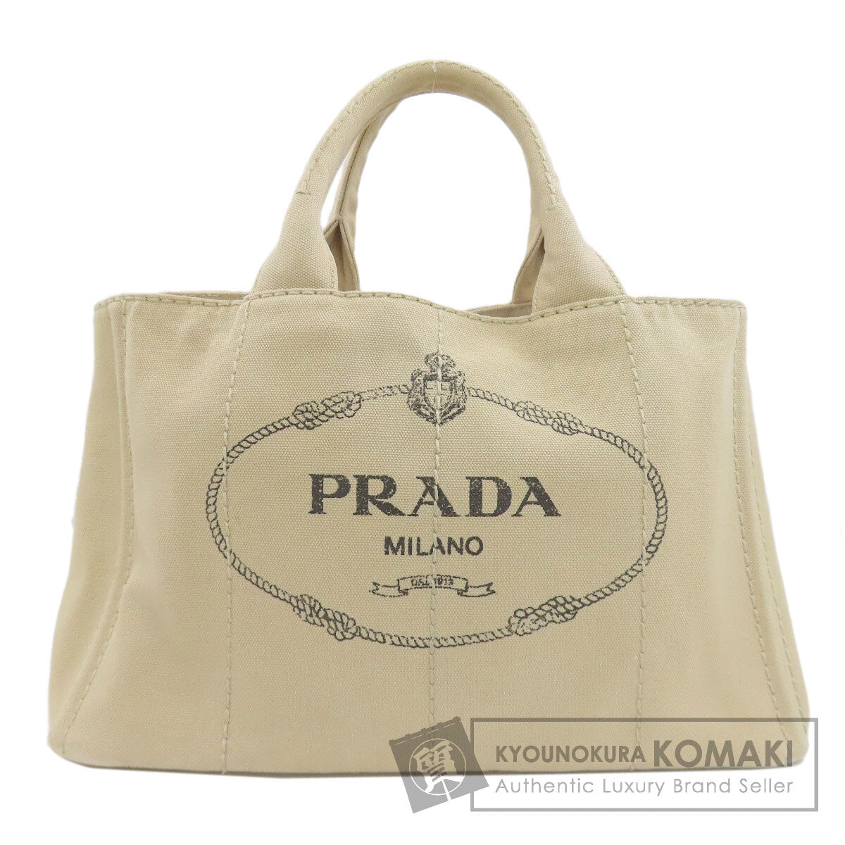 PRADA Canapa Handbag Canvas Ladies [Used]