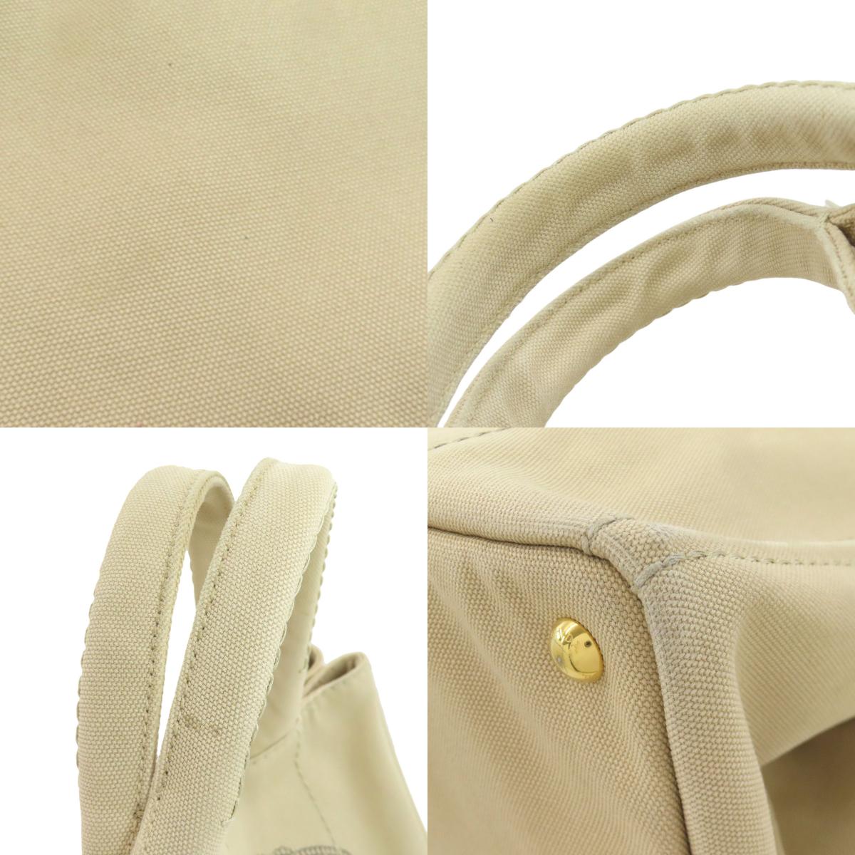 PRADA Canapa Handbag Canvas Ladies [Used]