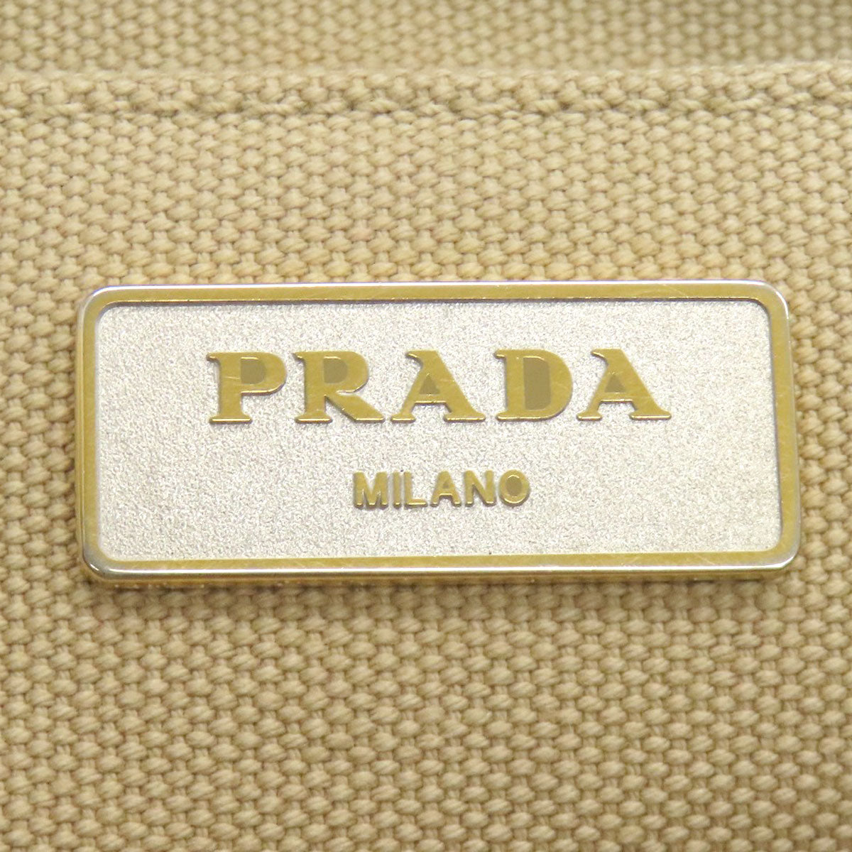 PRADA Canapa Handbag Canvas Ladies [Used]