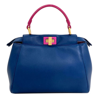 FENDI Peekaboo Mini 2WAY Handbag Calf Ladies [Used]