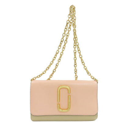 MARC JACOBS Chain Shoulder Wallet Double J Long wallet (with coin pocket) Leather Ladies [Used]