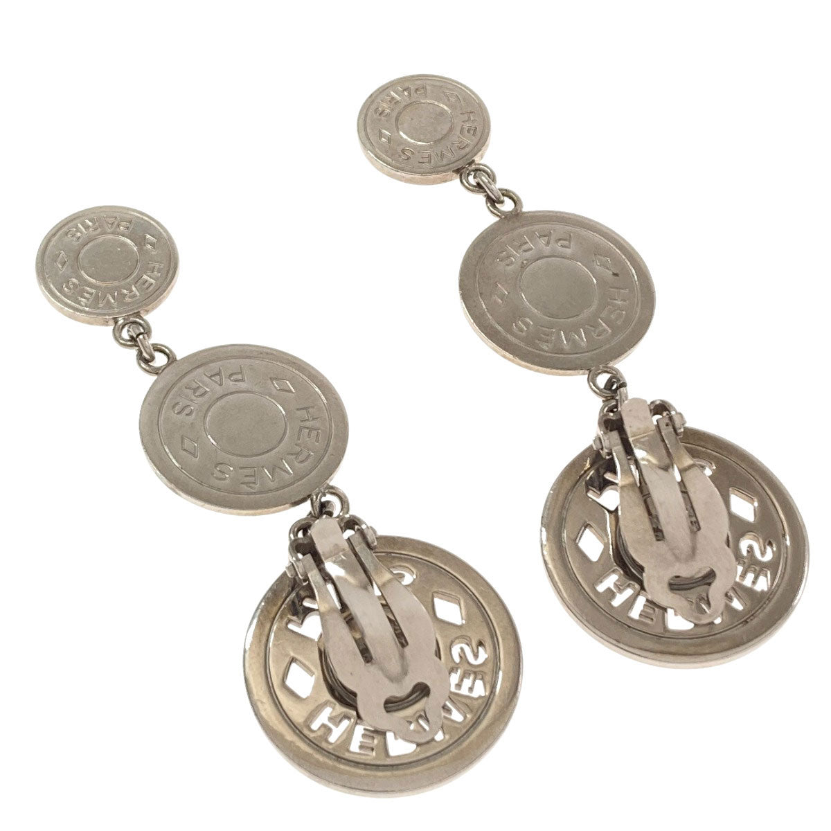 HERMES Serie SilverHardware Earring Metal Ladies [Used]