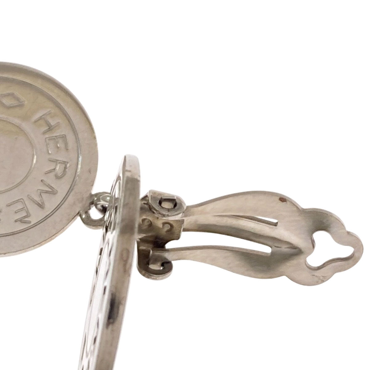 HERMES Serie SilverHardware Earring Metal Ladies [Used]
