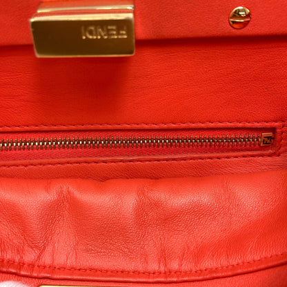 FENDI Peekaboo Mini 2WAY Handbag Calf Ladies [Used]