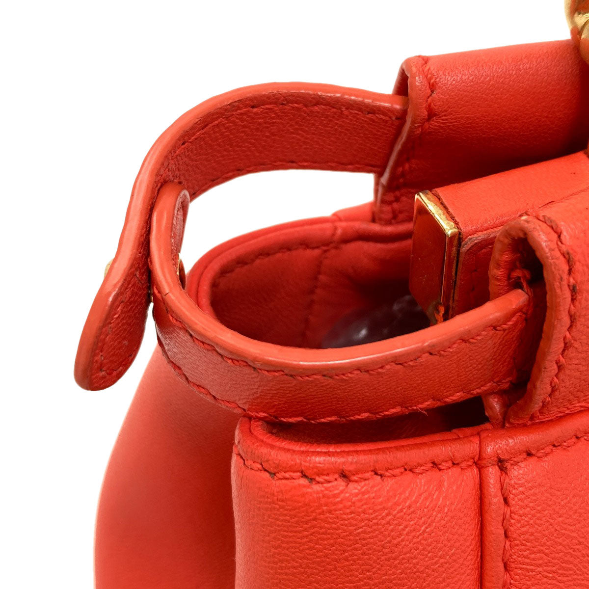 FENDI Peekaboo Mini 2WAY Handbag Calf Ladies [Used]