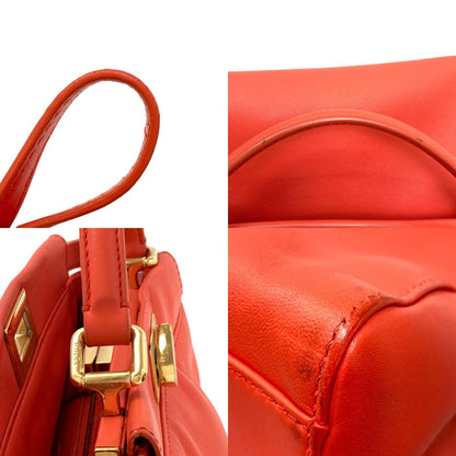 FENDI Peekaboo Mini 2WAY Handbag Calf Ladies [Used]