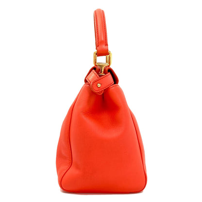FENDI Peekaboo Mini 2WAY Handbag Calf Ladies [Used]