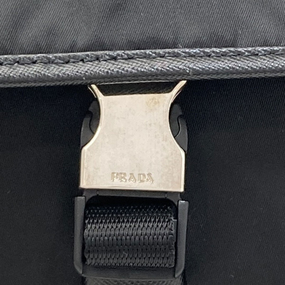 PRADA Logo Hardware Shoulder Bag Nylon Ladies [Used]