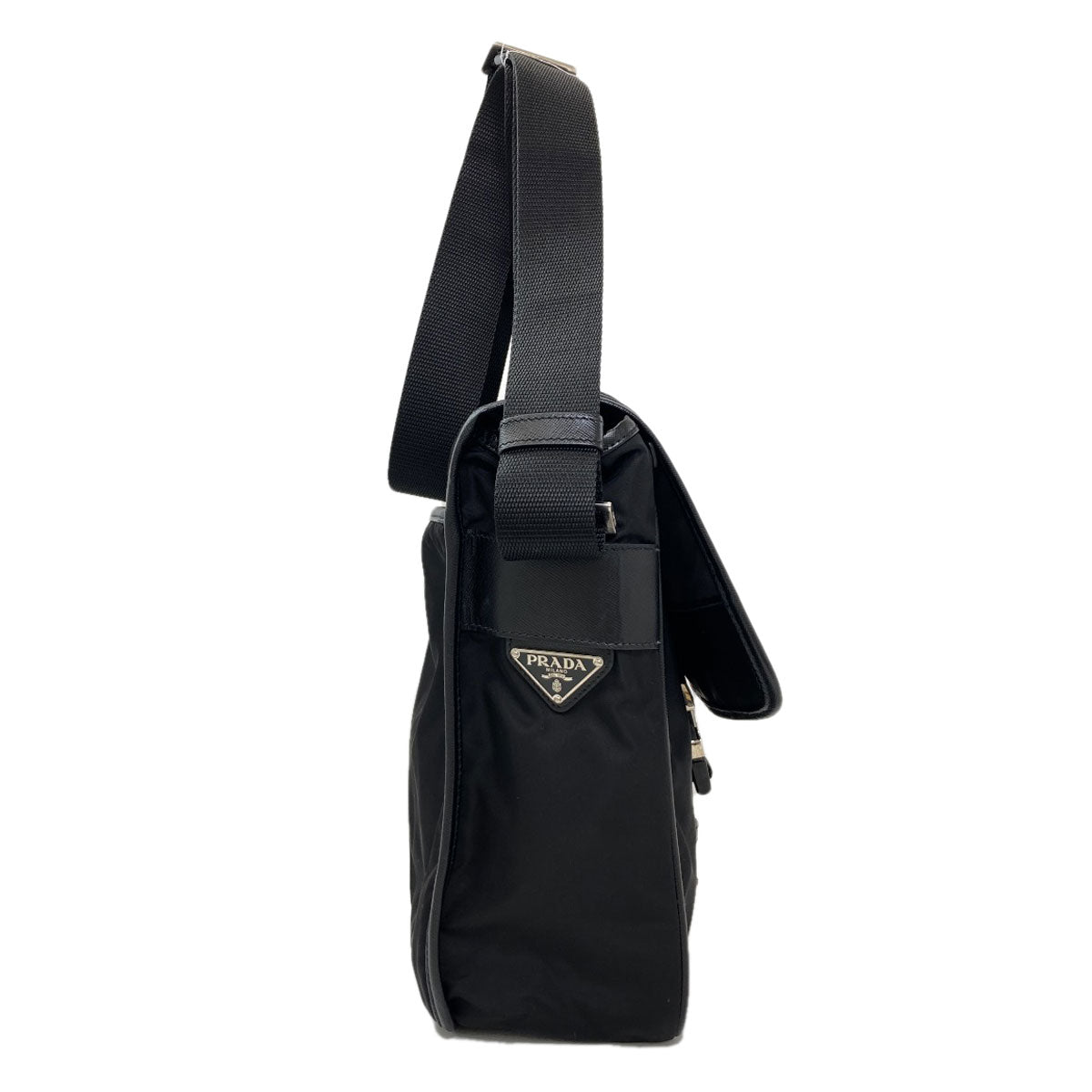 PRADA Logo Hardware Shoulder Bag Nylon Ladies [Used]