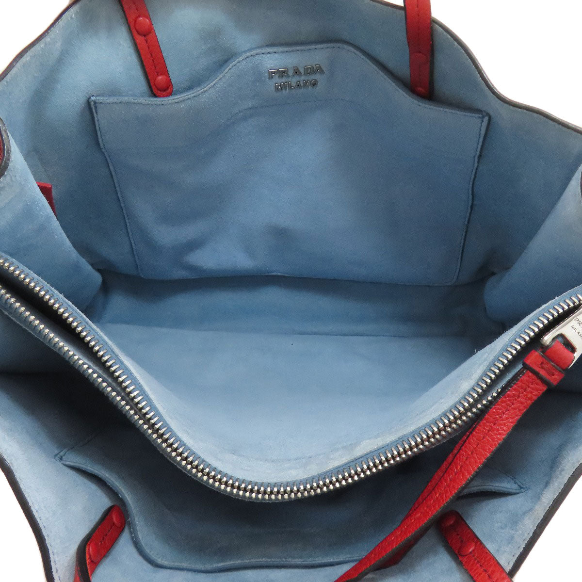 PRADA Etiquette Tote Bag Leather Ladies [Used]