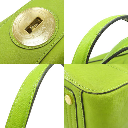 ADMJ logo Handbag Leather Ladies [Used]