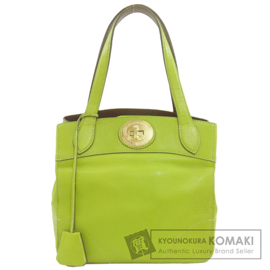 ADMJ logo Handbag Leather Ladies [Used]