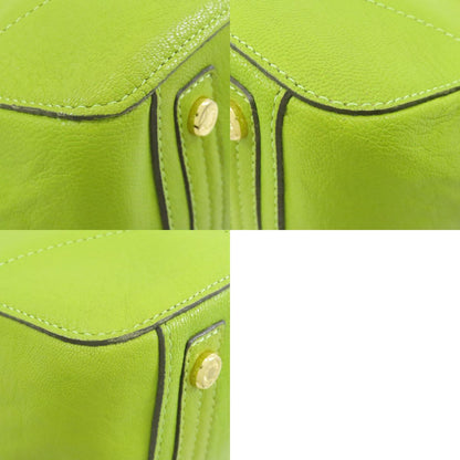 ADMJ logo Handbag Leather Ladies [Used]