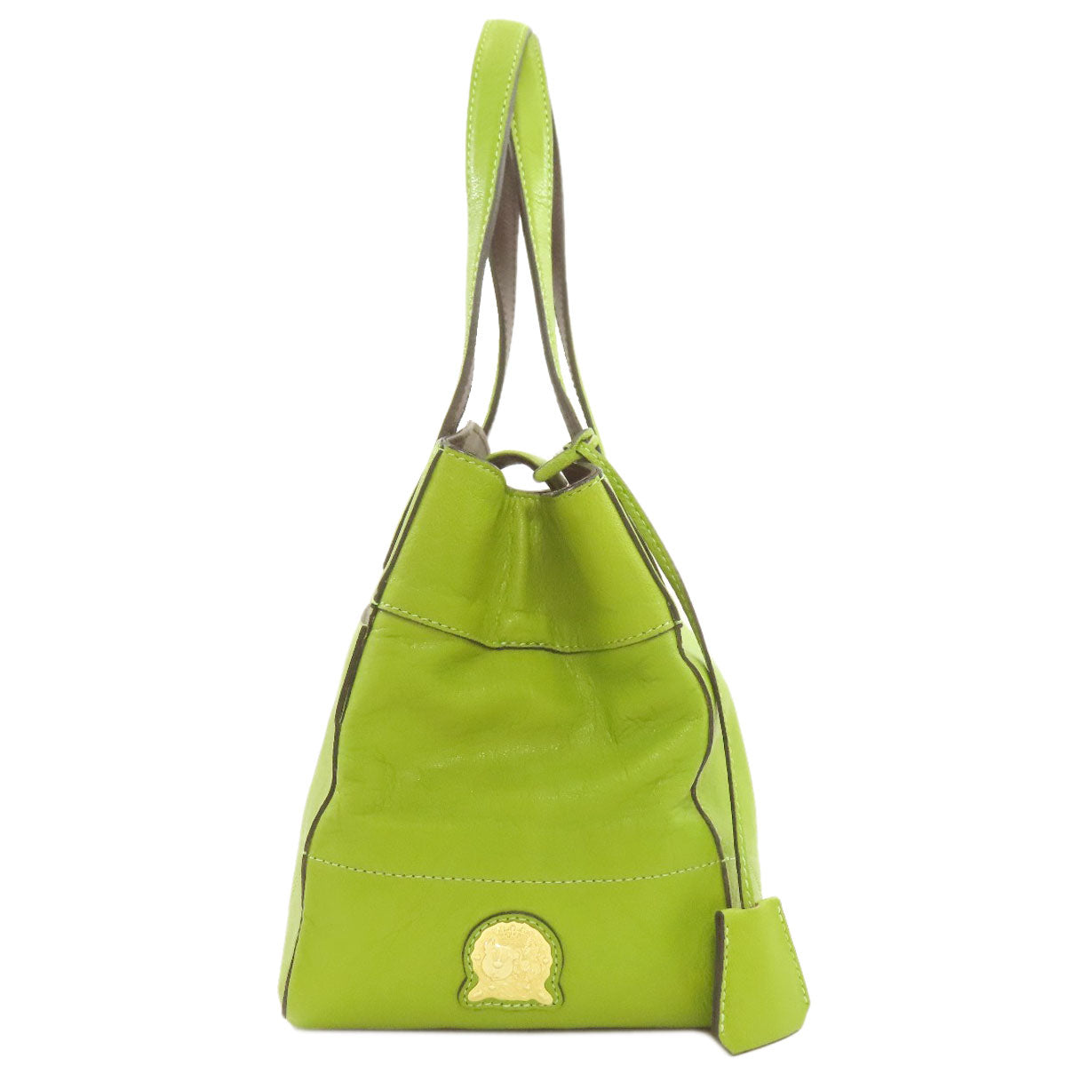 ADMJ logo Handbag Leather Ladies [Used]