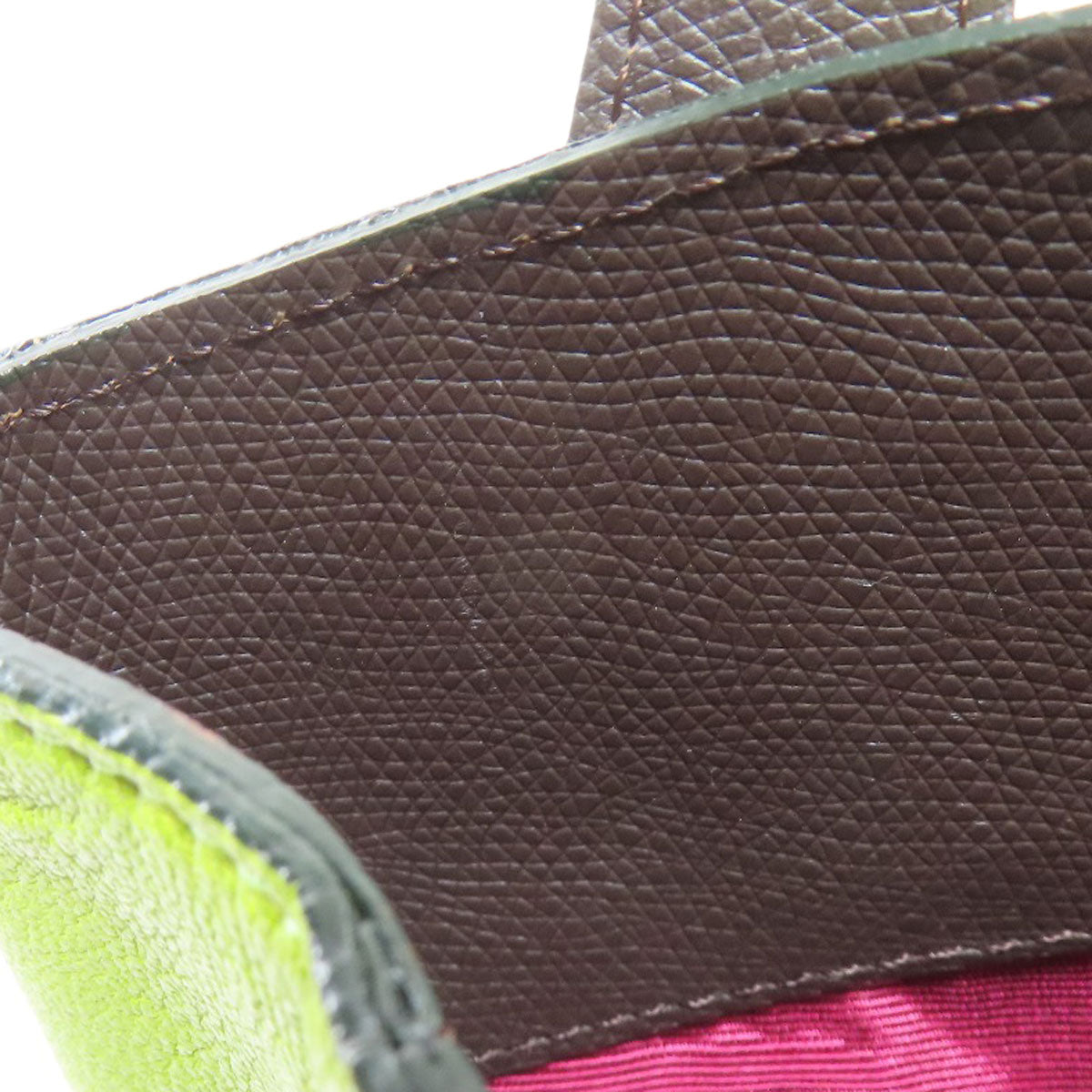 ADMJ logo Handbag Leather Ladies [Used]