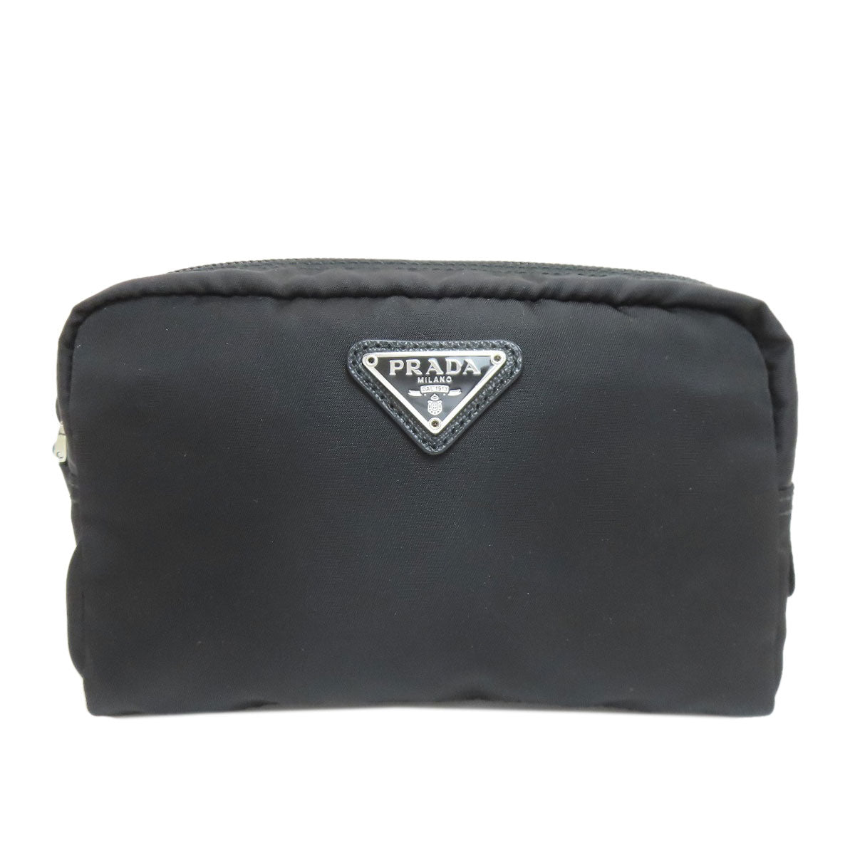 PRADA Logo Hardware Cosmetics Pouch Nylon Ladies [Used]