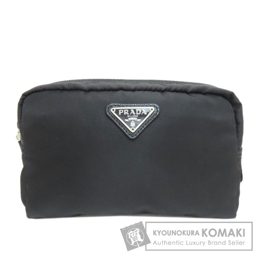 PRADA Logo Hardware Cosmetics Pouch Nylon Ladies [Used]