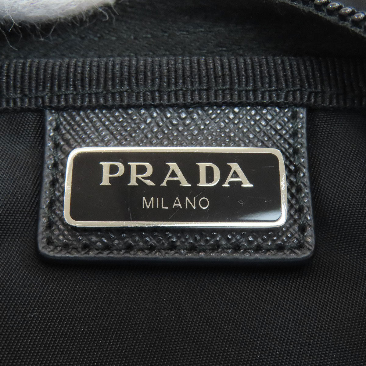 PRADA Logo Hardware Cosmetics Pouch Nylon Ladies [Used]