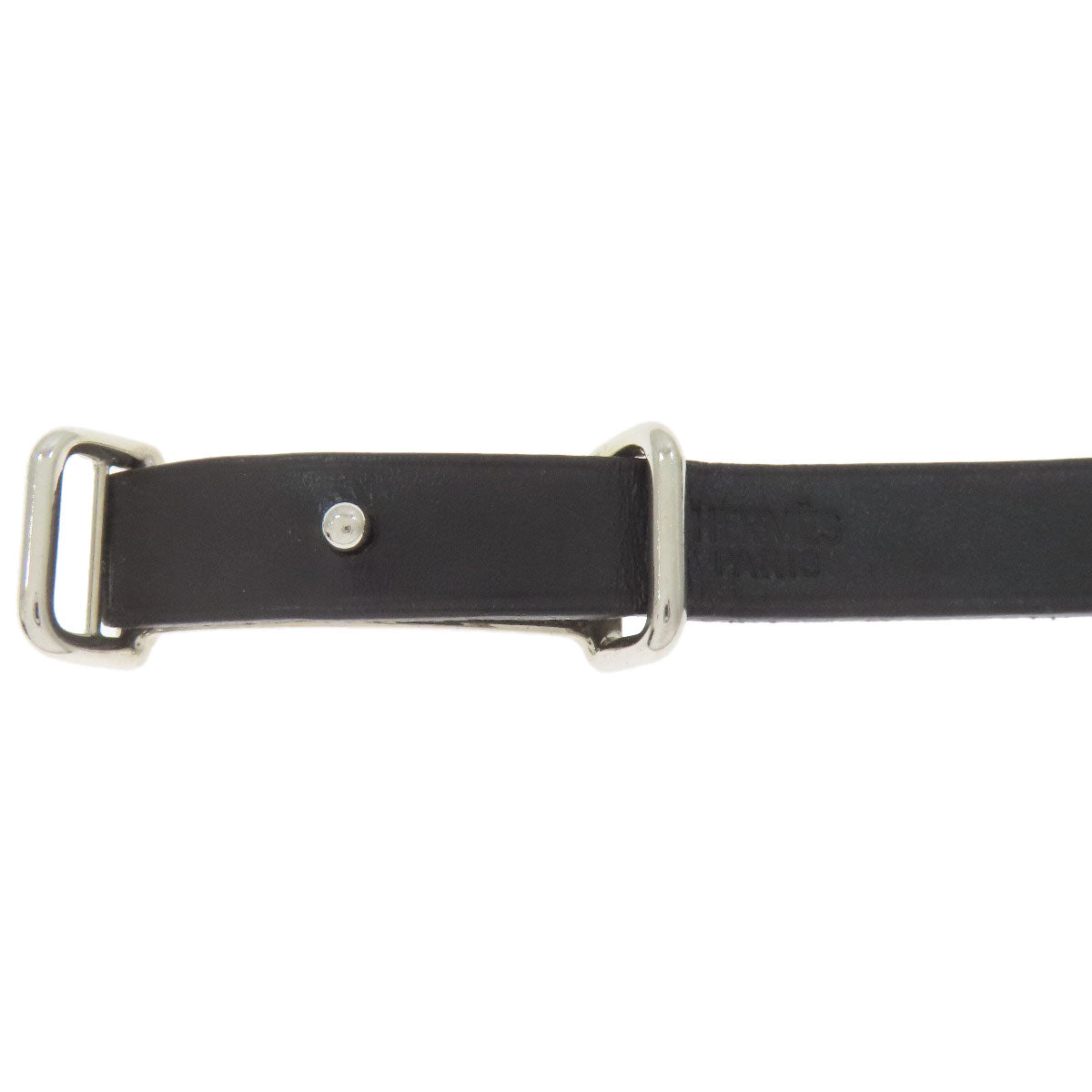 HERMES Api 2 SilverHardware Bracelet Leather Ladies [Used]
