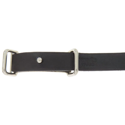 HERMES Api 2 SilverHardware Bracelet Leather Ladies [Used]