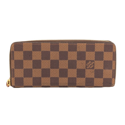 LOUIS VUITTON N60534 Portefeiulle・Clemence Long wallet (with coin pocket) Damier canvas Ladies [Used]