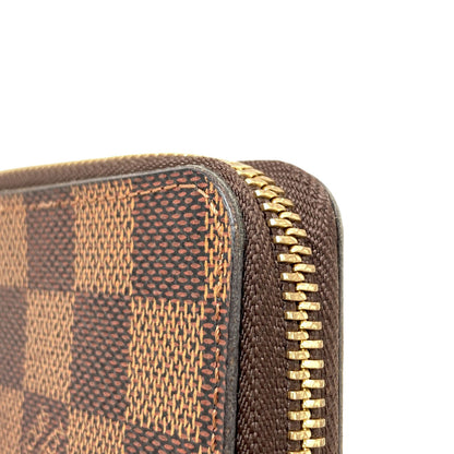 LOUIS VUITTON N60534 Portefeiulle・Clemence Long wallet (with coin pocket) Damier canvas Ladies [Used]