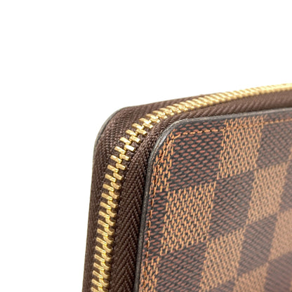 LOUIS VUITTON N60534 Portefeiulle・Clemence Long wallet (with coin pocket) Damier canvas Ladies [Used]
