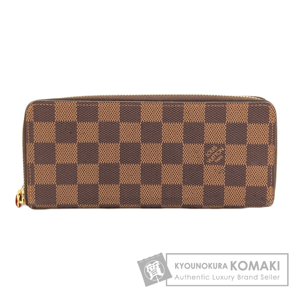 LOUIS VUITTON N60534 Portefeiulle・Clemence Long wallet (with coin pocket) Damier canvas Ladies [Used]